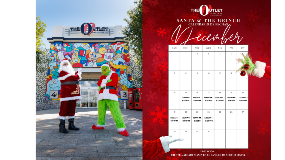 Fotos con Santa y The Grinch